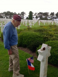 Bernie at a Grave